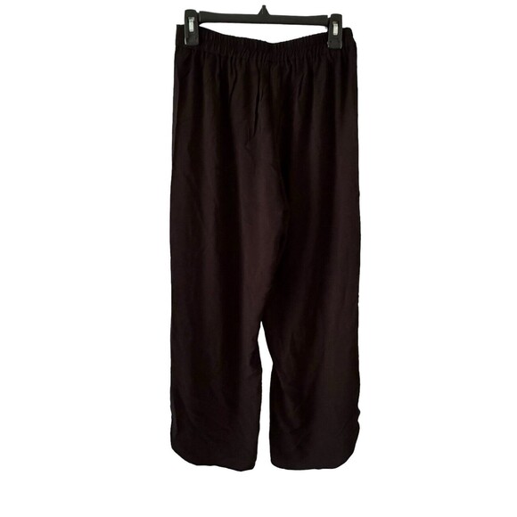 NWT Drew Tulp Pants Women's XS Black Flowy Minimalistic Lagenlook - Picture 2 of 6